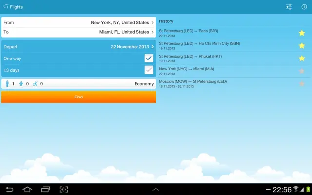 Flights android App screenshot 8